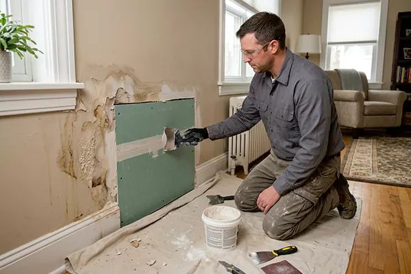 Water Damage Drywall Repair Kenmore