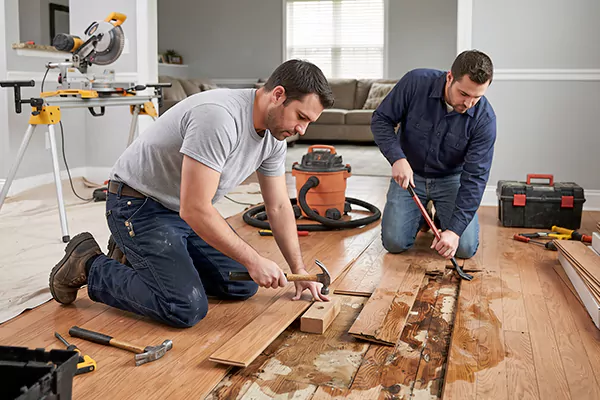Water Damage Floor Repair Kenmore